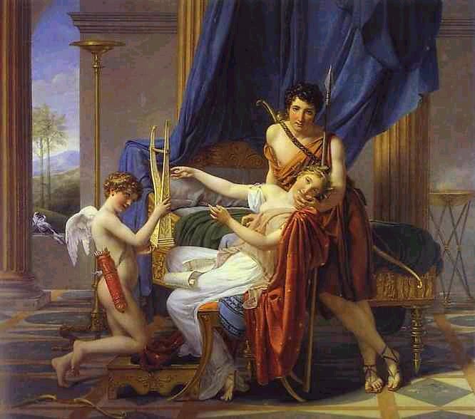 Jacques-Louis David Sappho and Phaon